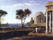 Landscape with Aeneas at Delos Claude Lorrain